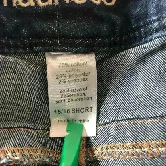 Maurices Women Straight Leg Blue Slight Stretch Denim Jeans  Size 15/16 Short - Picture 5 of 15